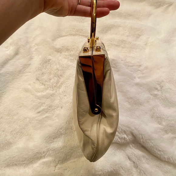 Miu Miu Gold Hardware Soft Calfskin Handbag - Picture 8 of 11